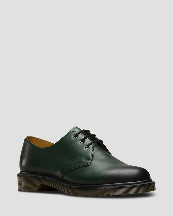 Dr Martens Dámské Polobotky 1461 Antique Temperley Zelene, CZ-816902